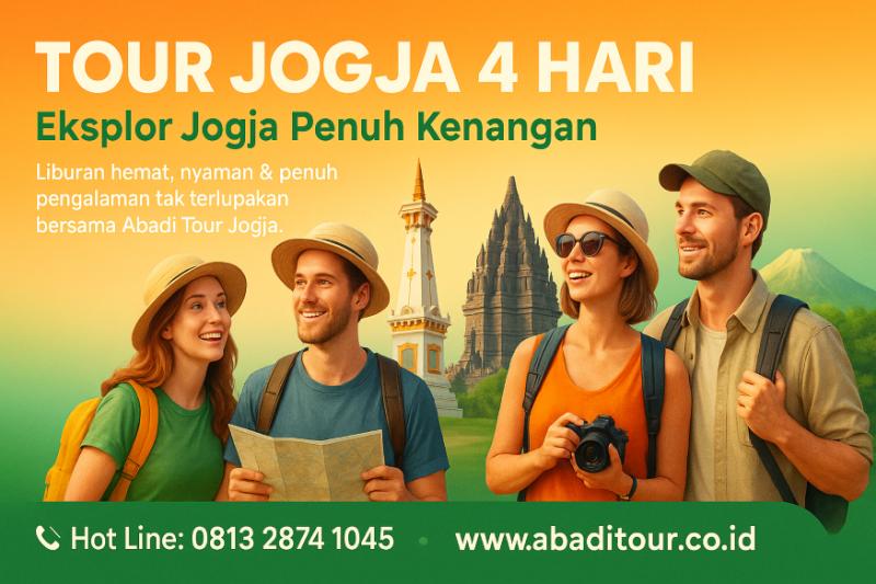 PAKET TOUR JOGJA 4 HARI